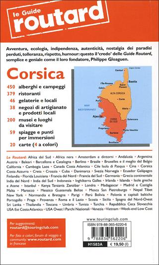 Corsica  - Libro Touring Il Viaggiatore 2013, Guide Routard. Europa | Libraccio.it