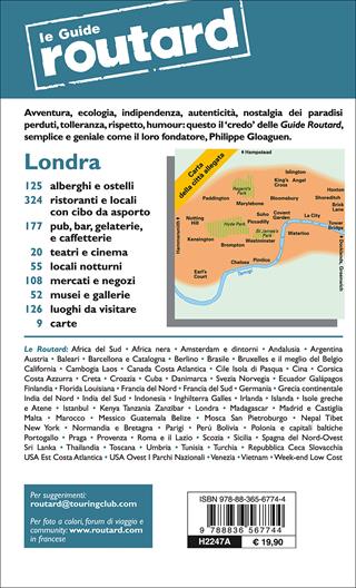 Londra. Con pianta  - Libro Touring Il Viaggiatore 2016, Guide Routard. Europa | Libraccio.it