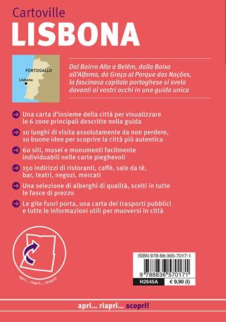 Lisbona  - Libro Touring 2017, CartoVille | Libraccio.it