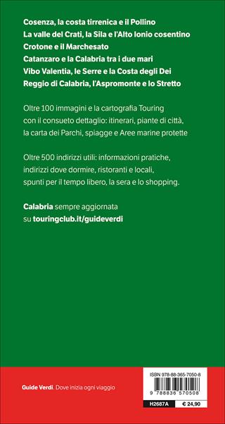 Calabria  - Libro Touring 2017, Guide verdi d'Italia | Libraccio.it