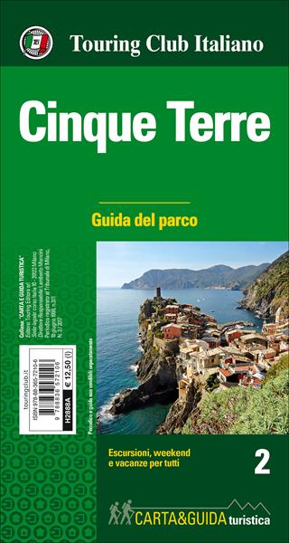 Cinque Terre. Carta escursionistica del parco. 1:35.000  - Libro Touring 2017, Carta & guida turistica | Libraccio.it