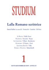 Studium (2019). Vol. 1: Lalla Romano scrittrice.