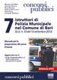 7 Istruttori di Polizia Municipale nel comune di Bari (G.U. n. 73 del 13 settembre 2013)