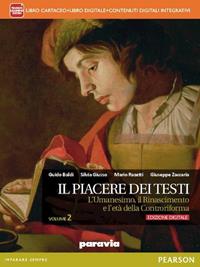 Piacere dei testi. Con e-book. Con espansione online. Vol. 2 - Baldi, Giusso, Razetti - Libro Paravia 2014 | Libraccio.it