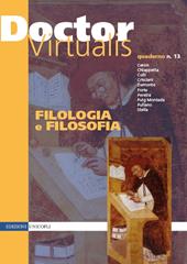Doctor Virtualis. Vol. 13: Filologia e filosofia
