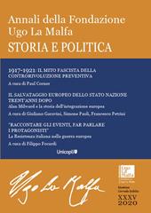 Annali della Fondazione Ugo La Malfa. Storia e politica (2020). Vol. 35