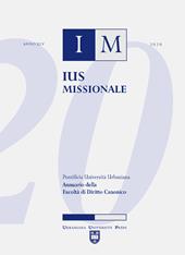 Ius missionale. Annuario della facolta di diritto canonico (2020)