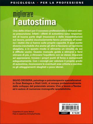 Migliorare l'autostima - Silvio Crosera - Libro De Vecchi 2011, Psicologia per la professione | Libraccio.it