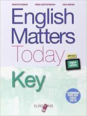 English matters today key. Con e-book. Con espansione online