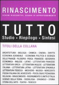 Tutto Rinascimento  - Libro De Agostini 2011, Tutto | Libraccio.it