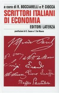 Scrittori italiani di economia  - Libro Laterza 1994, Storia e società | Libraccio.it