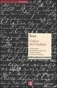Critica del giudizio - Immanuel Kant - Libro Laterza 1997, Economica Laterza | Libraccio.it