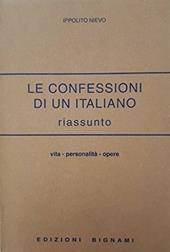 Le confessioni di un italiano. Riassunto