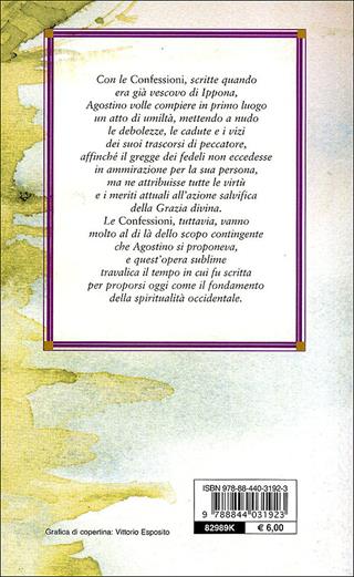 Confessioni. Antologia essenziale - Agostino (sant') - Libro Demetra 2006, Acquarelli | Libraccio.it