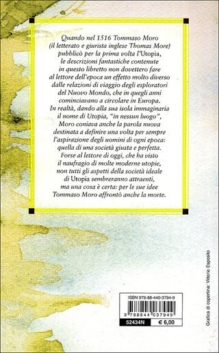 Utopia - Tommaso Moro - Libro Demetra 2010, Nuovi acquarelli | Libraccio.it