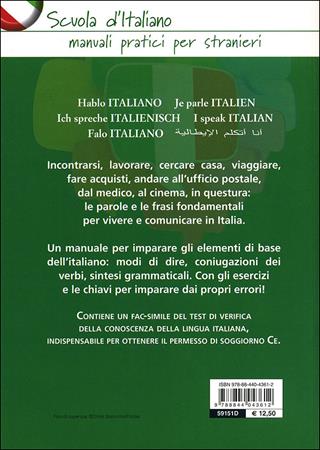 Parlo italiano. Manuale per l'apprendimento dell'italiano di base. Con CD Audio  - Libro Demetra 2013, Scuola di italiano | Libraccio.it