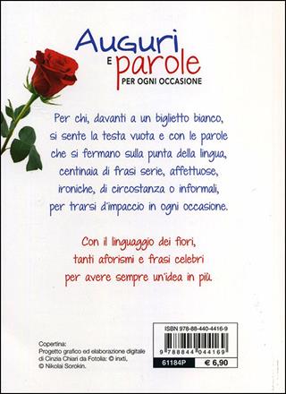 Auguri e parole per ogni occasione con il linguaggio dei fiori  - Libro Demetra 2014, Best Seller Pocket | Libraccio.it