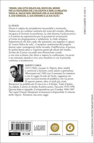 La peste - Albert Camus - Libro Bompiani 2000, I grandi tascabili | Libraccio.it