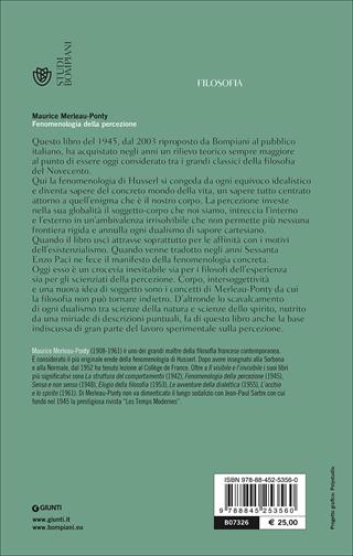 Fenomenologia della percezione - Maurice Merleau-Ponty - Libro Bompiani 2003, Studi Bompiani | Libraccio.it