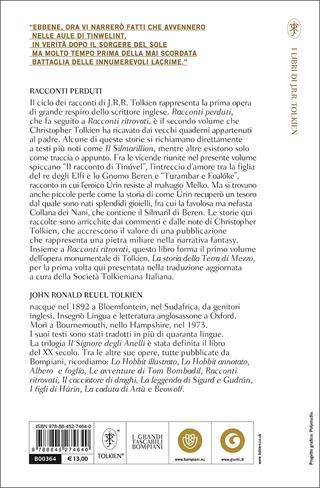 Racconti perduti - John R. R. Tolkien - Libro Bompiani 2013, I grandi tascabili | Libraccio.it