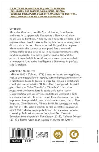 Sette zie - Marcello Marchesi - Libro Bompiani 2017, Tascabili narrativa | Libraccio.it