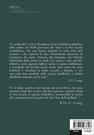 Commento al «Cratilo» di Platone. Testo greco a fronte - Proclo - Libro Bompiani 2017, Il pensiero occidentale | Libraccio.it