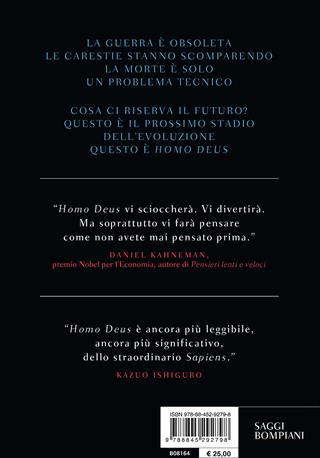 Homo deus. Breve storia del futuro - Yuval Noah Harari - Libro Bompiani 2017, Saggistica straniera | Libraccio.it