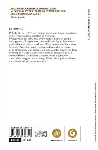 La romana - Alberto Moravia - Libro Bompiani 2017, Tascabili narrativa | Libraccio.it