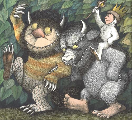 1art1 Nel Paese Dei Mostri Selvaggi Poster Max In Costume Da Lupo, Maurice  Sendak Stampa D'Arte 80x60 cm : : Casa e cucina