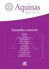 Aquinas. Rivista internazionale di filosofia (2018). Vol. 1-2: Creazione e creatività.