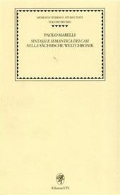 Sintassi e semantica dei casi nella Sächsische Weltchronik