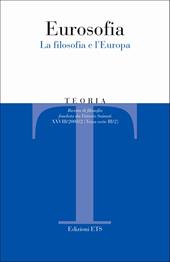 Teoria (2008). Vol. 2: Eurosofia. La filosofia e l'Europa