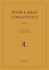 Studi e saggi linguistica (2013). Ediz. italiana e inglese. Vol. 2