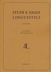 Studi e saggi linguistici (2014). Vol. 2