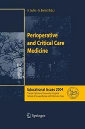 Perioperative and critical care medicine