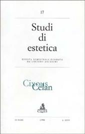 Studi di estetica (17). Cixous, Celan