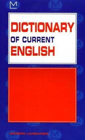 Dictionary of current english