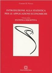 Introduzione alla statistica per le applicazioni economiche. Vol. 1: Statistica descrittiva.