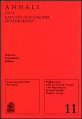 Annali della Facoltà di economia di Benevento. Vol. 11