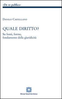 Quale diritto? - Danilo Castellano - Libro Edizioni Scientifiche Italiane 2013, De Re Publica | Libraccio.it