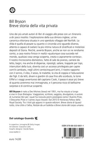 Breve storia della vita privata - Bill Bryson - Libro TEA 2024, Saggi best seller | Libraccio.it