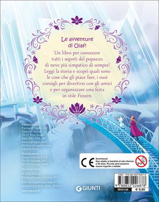 Il libro di Olaf. Frozen  - Libro Disney Libri 2016, Sogni e segreti | Libraccio.it