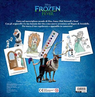 Frozen fever. Libro acquerello. Con gadget  - Libro Disney Libri 2016 | Libraccio.it