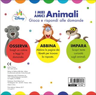 I miei amici animali. Disney Baby. Ediz. a colori  - Libro Disney Libri 2017 | Libraccio.it