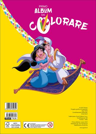 Aladdin. Il mio primo album da colorare  - Libro Disney Libri 2017, Primo album da colorare | Libraccio.it