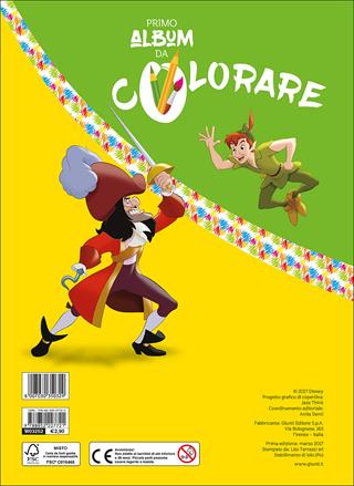 Peter Pan. Il mio primo album da colorare  - Libro Disney Libri 2017, Primo album da colorare | Libraccio.it