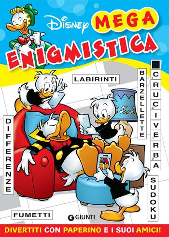 Mega enigmistica di Paperino & Co.  - Libro Disney Libri 2023, Disney time | Libraccio.it