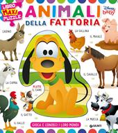 Animali della fattoria. Libro maxi puzzle. Ediz. a colori