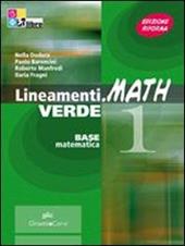 Lineamenti.math verde. Con CD-ROM. Con espansione online. Vol. 2