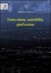 Forma urbana, sostenibilità, pianificazione